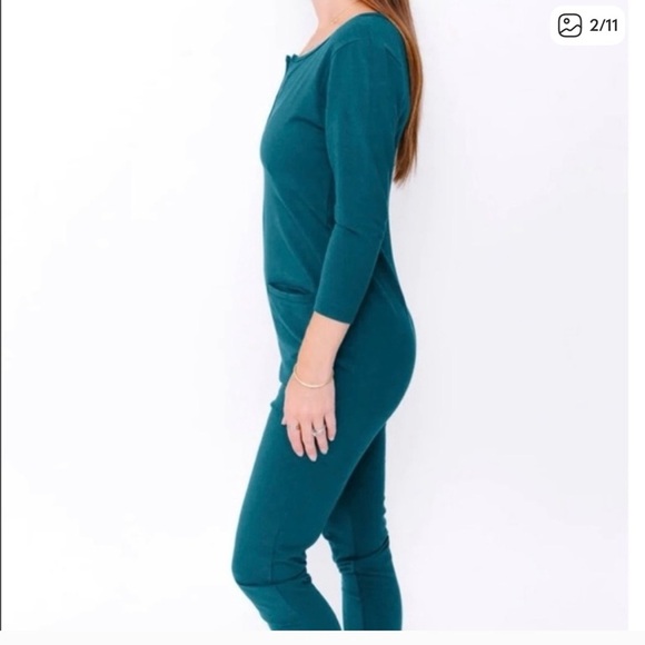 Smash + Tess Teal Monday Romper - Picture 2 of 10